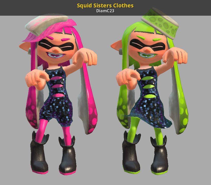 Splatoon inkling squid sisters inflation