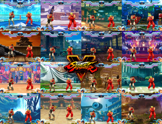 Street Fighter Stages Pack Updated M U G E N Mods