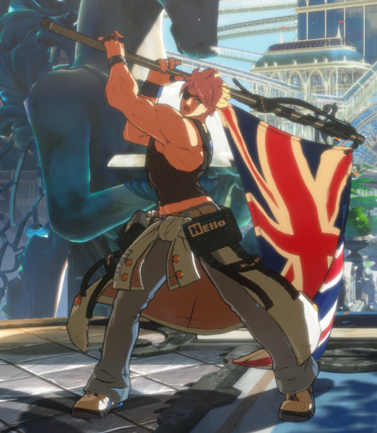 Sin Kiske British Flag Guilty Gear Strive Mods