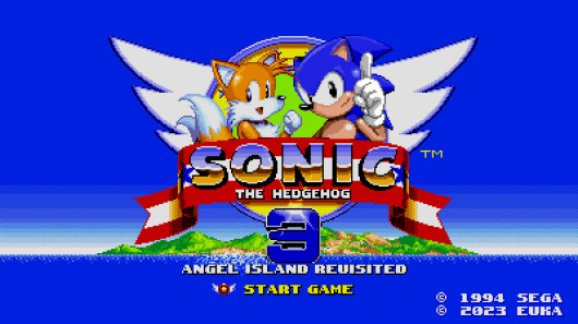 Sonic Title Screen Sonic A I R Mods