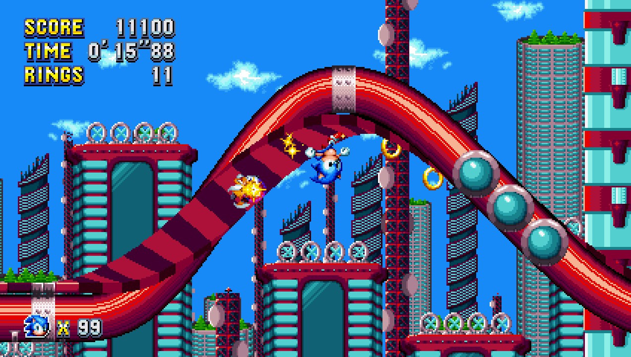 Cyan City Zone Sonic After The Sequel Sonic Mania Mods