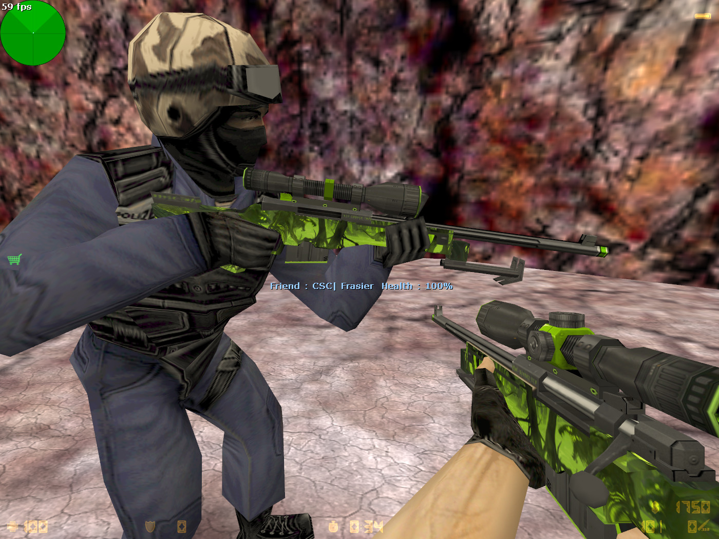 Default AWP W Containment Breach Skin Counter Strike 1 6 Mods