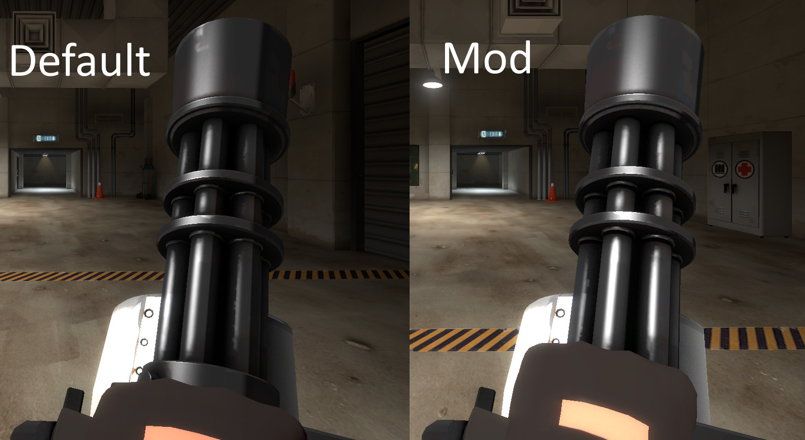 Live TF2 Heavy V Minigun Team Fortress 2 Classic Mods