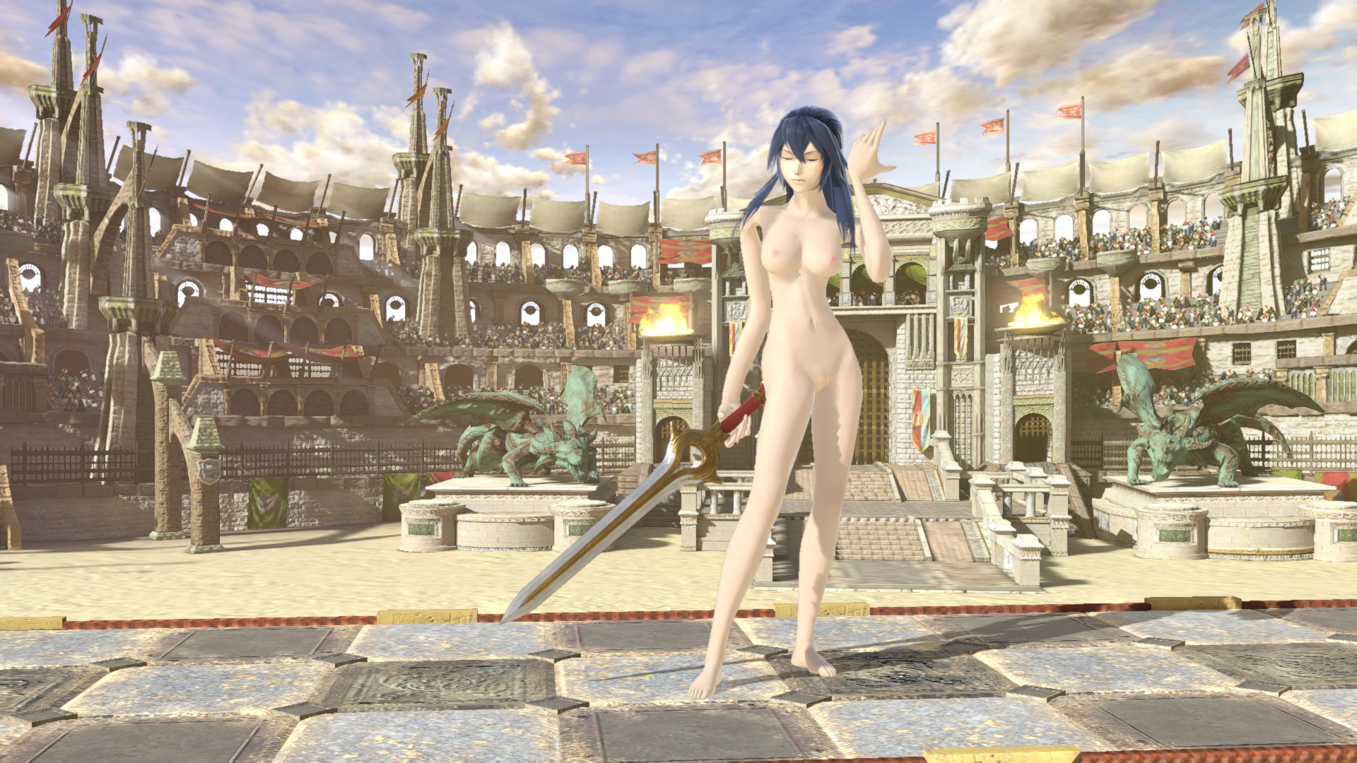 NSFW Naked Lucina Super Smash Bros Ultimate Mods