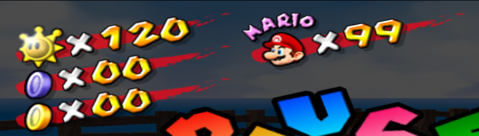 Red Hud Super Mario Sunshine Mods