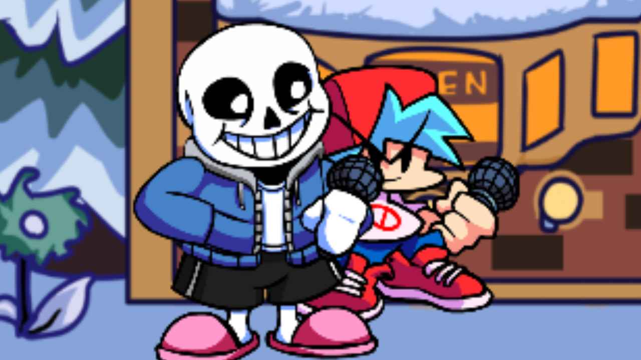 FNF X UT VS Sans AU Multiplayer Full Assets Friday Night Funkin