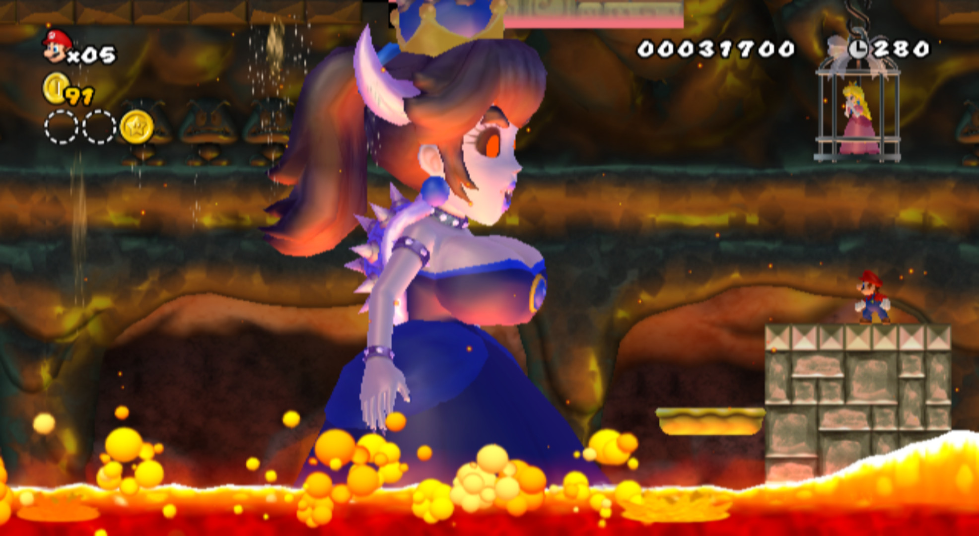 Dark Bowsette New Super Mario Bros Wii Mods