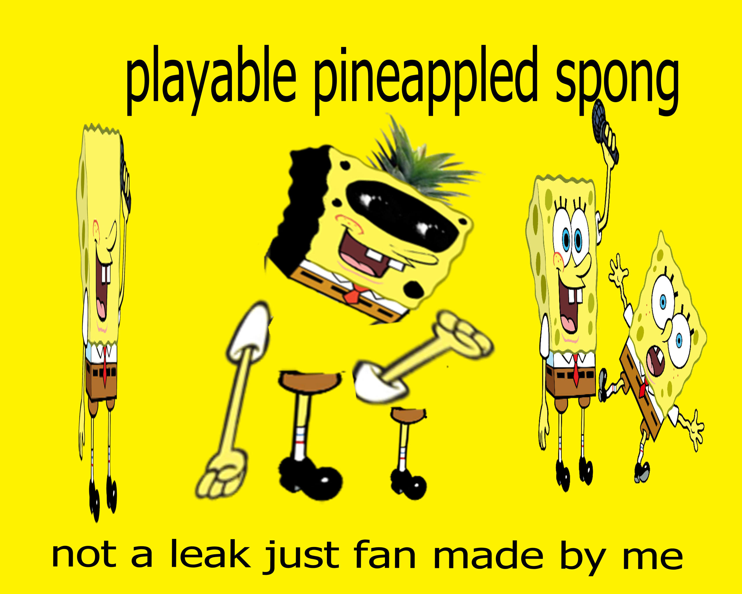 Playable Pineappled Spong Friday Night Funkin Mods