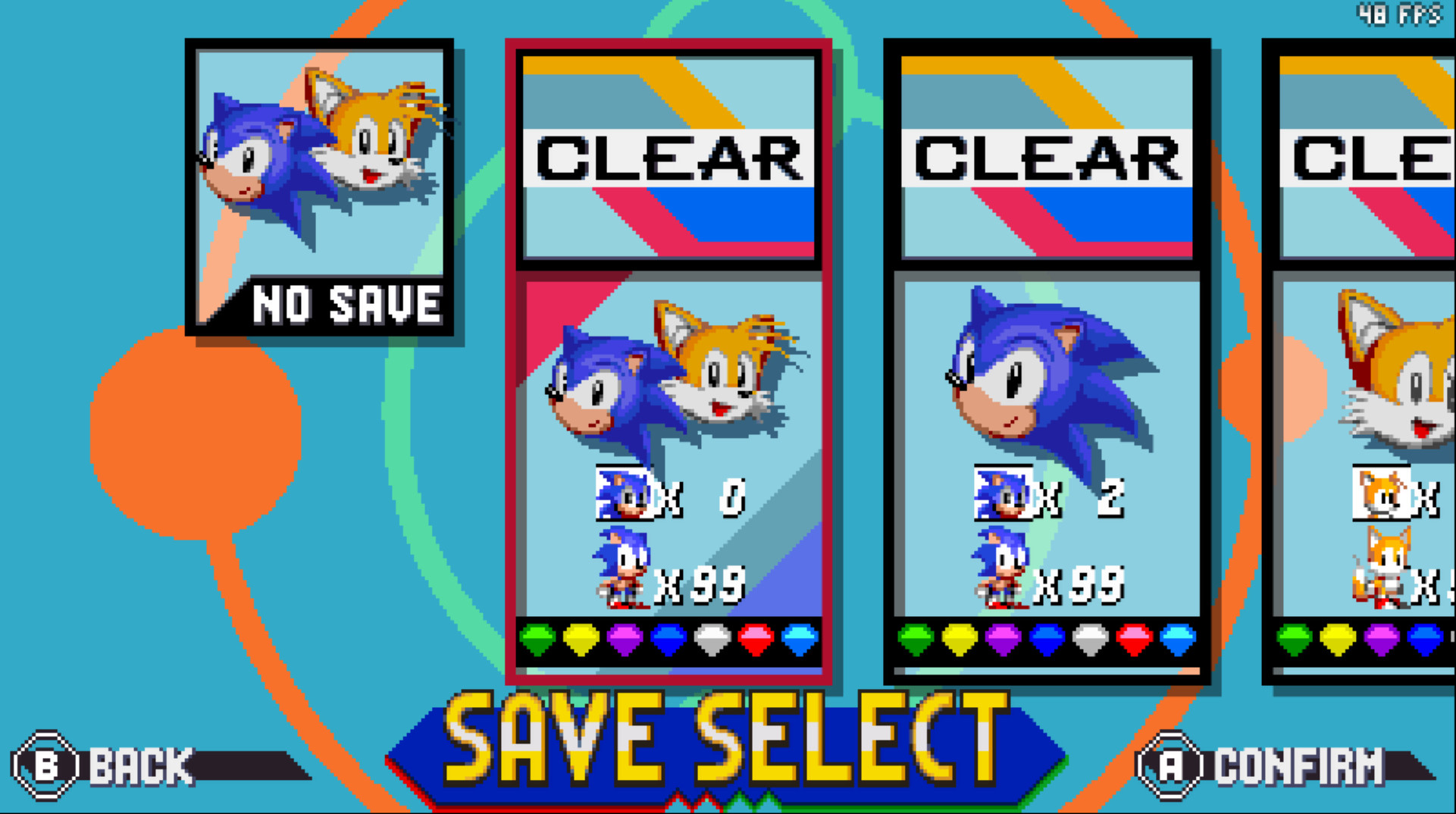 S2 Style Mania Data Select Sonic 3 A I R Mods