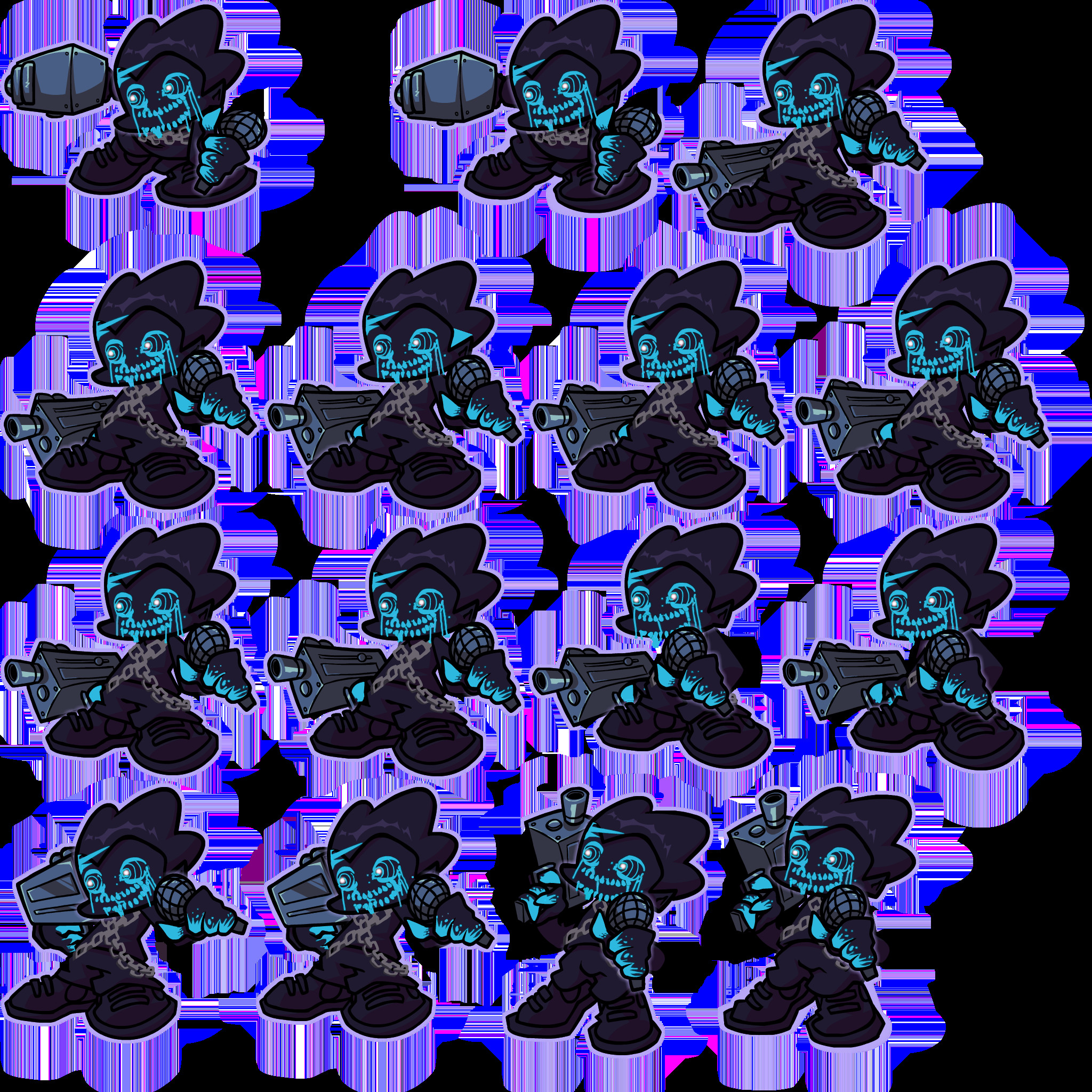 Friday Night Funkin Pico Sprite Sheet