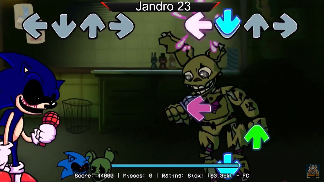 Sonic Exe Vs Springtrap Full Week Update Friday Night Funkin