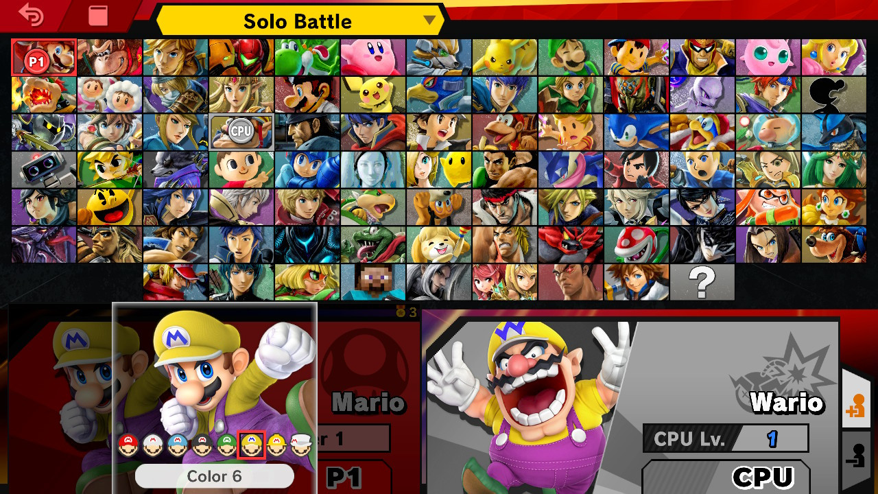 Wario Mario Super Smash Bros Ultimate Mods