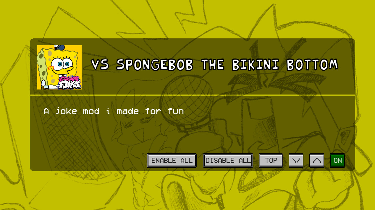 Vs Spongebob The Bikini Bottom Friday Night Funkin Mods