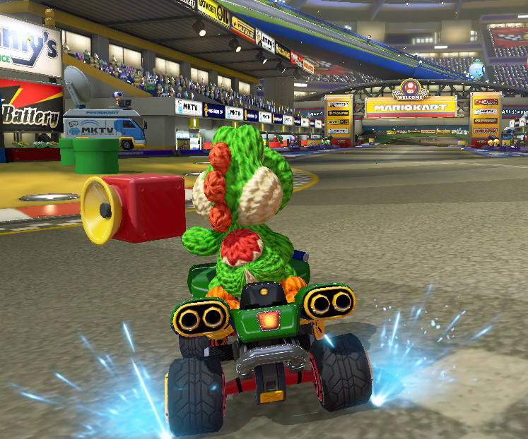 Yarn Yoshi Mario Kart 8 Deluxe Mods