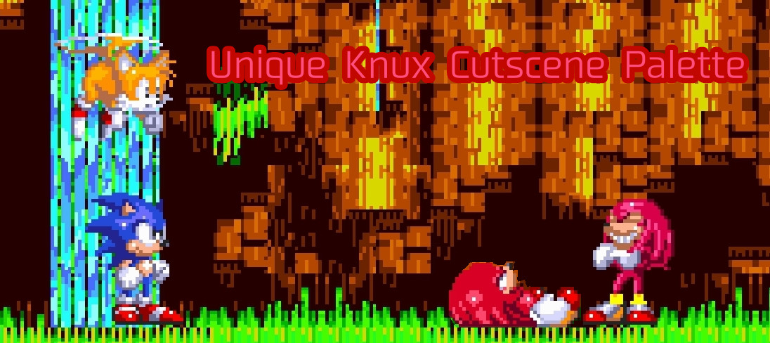 Unique Knuckles Cutscene Palettes Sonic A I R Mods