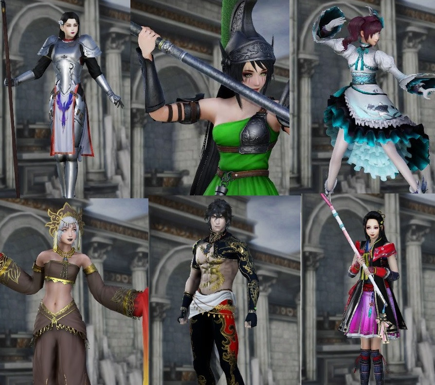 Skin Pack 2 Warriors Orochi 4 Mods