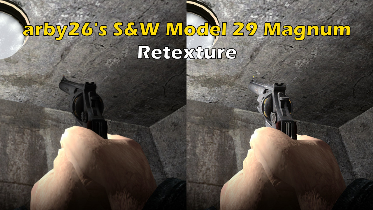 Arby S S W Model Magnum Retexture Half Life Mods