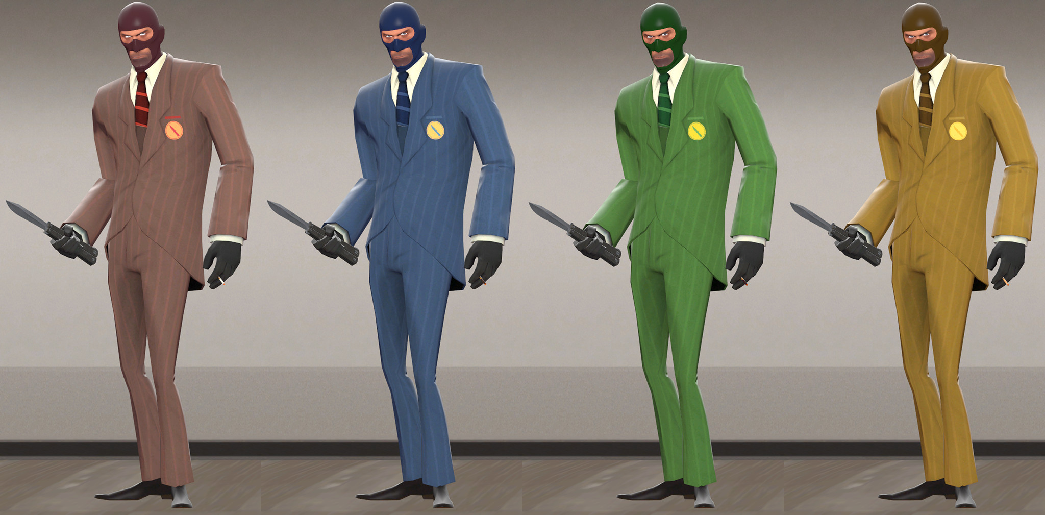 More Team Colored Mercenaries Team Fortress 2 Classic Mods