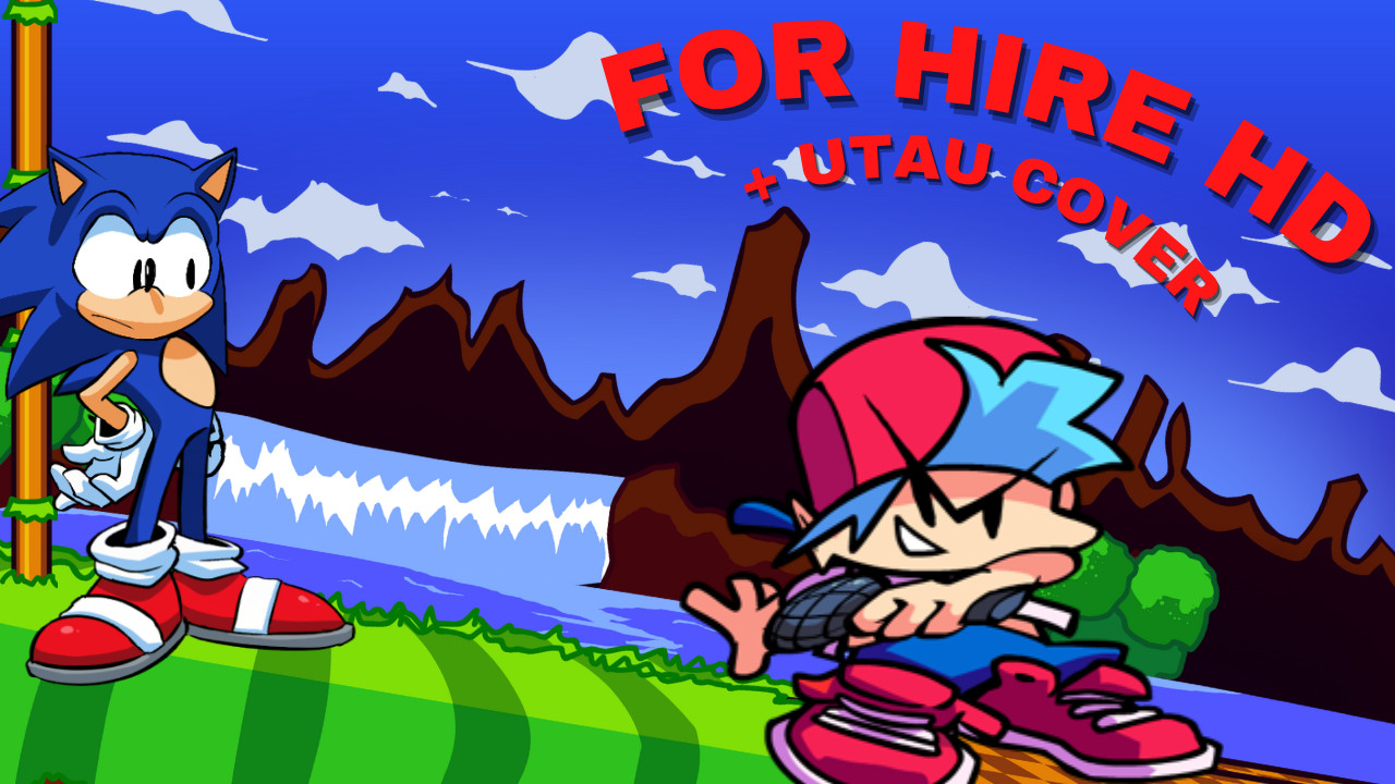 For Hire Hd Utau Cover Dorkly Sonic Friday Night Funkin Mods