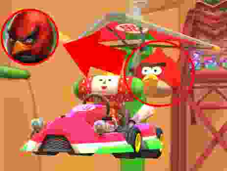 Red Bird Over Shells Mario Kart 8 Deluxe Mods