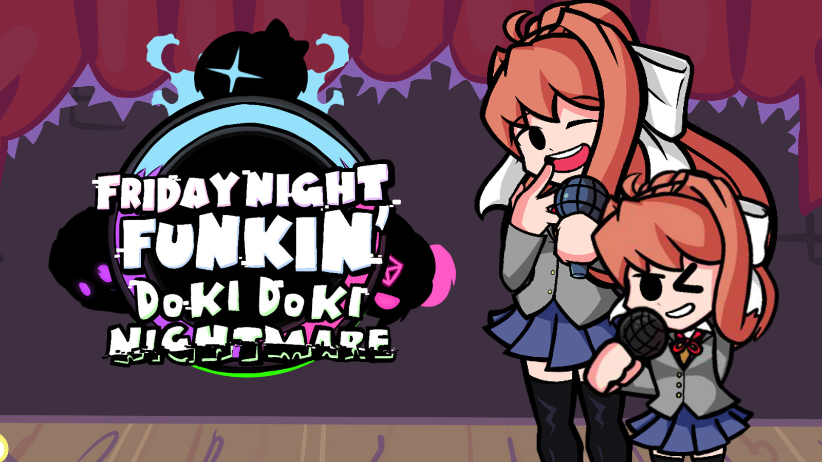 Doki Doki Nightmare Takeover Friday Night Funkin Mods