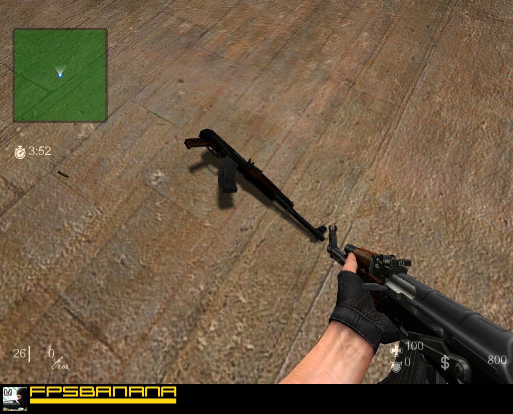 Ak 47 Nostock Final Counter Strike Source Mods