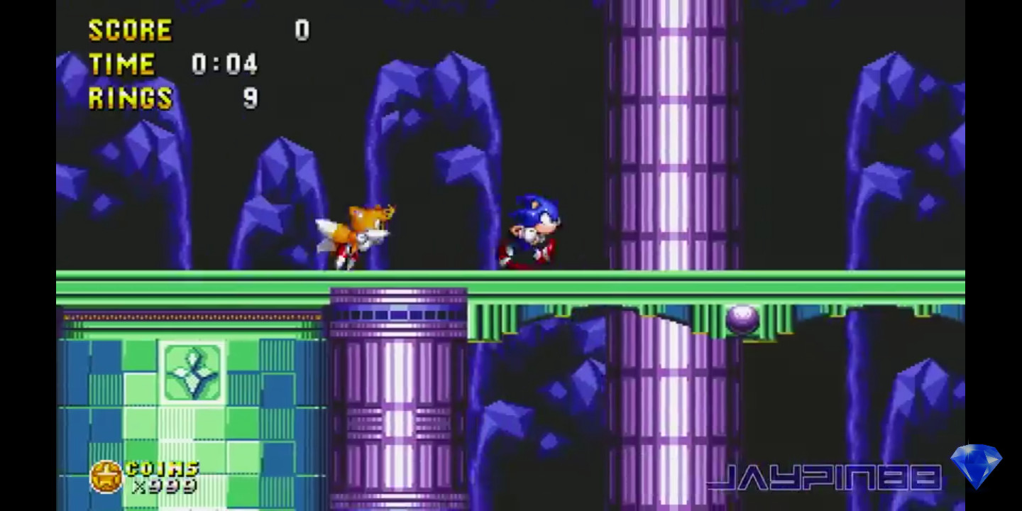 Better Mania Lite Hidden Palace Sky Sanctuary Palette Sonic 3 A I R