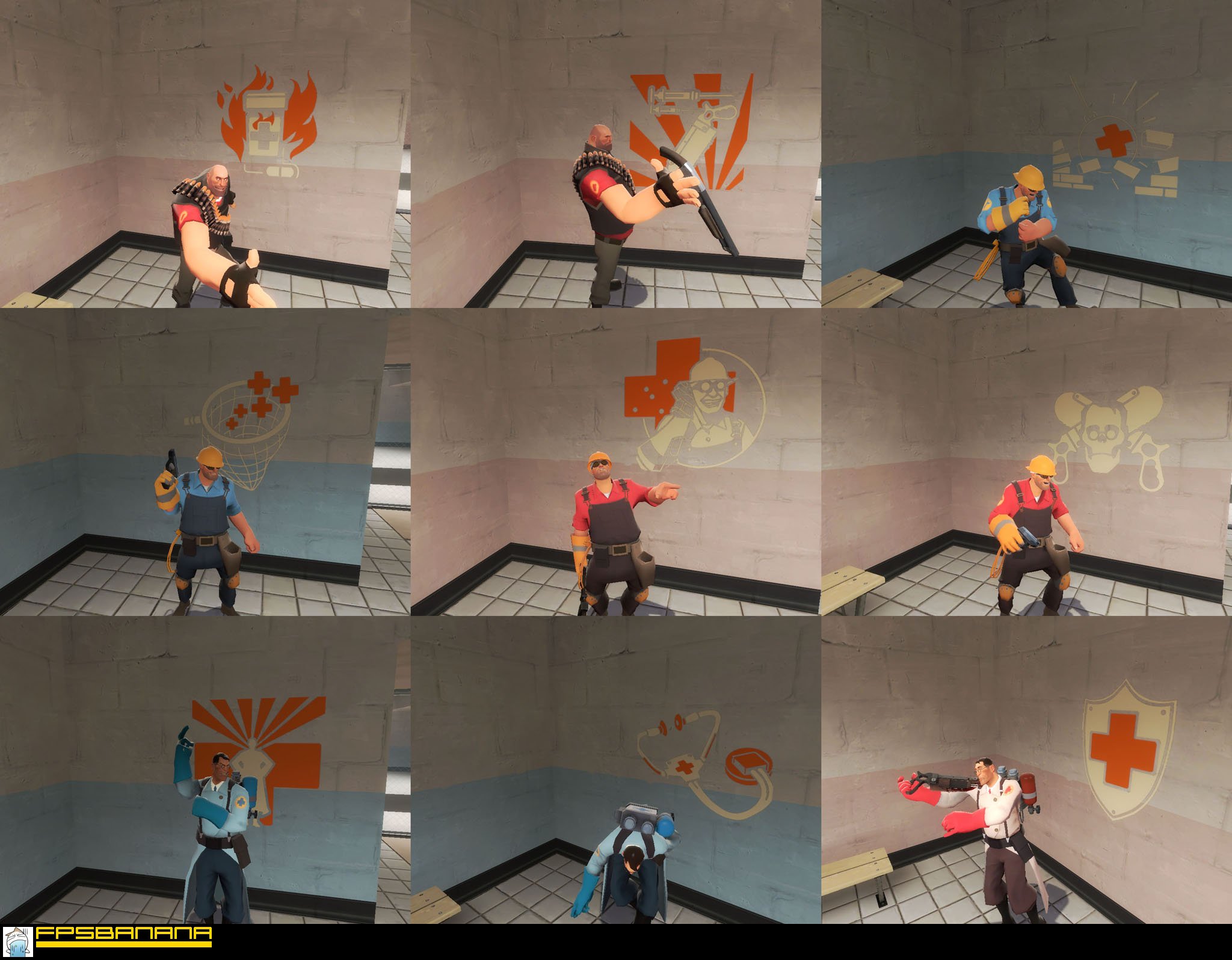 Medic Achievments Spray Pack Team Fortress Sprays