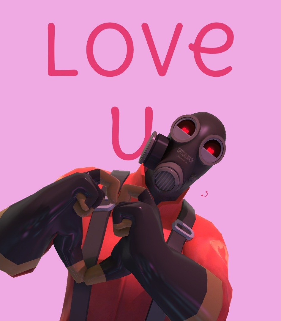 Pyro Love U Team Fortress Sprays