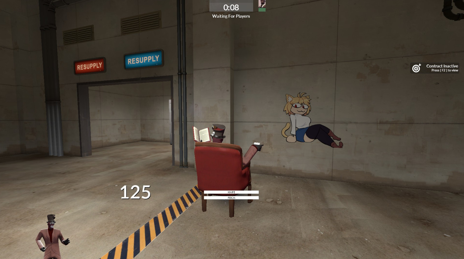 Neco Arc Chilling Team Fortress 2 Sprays