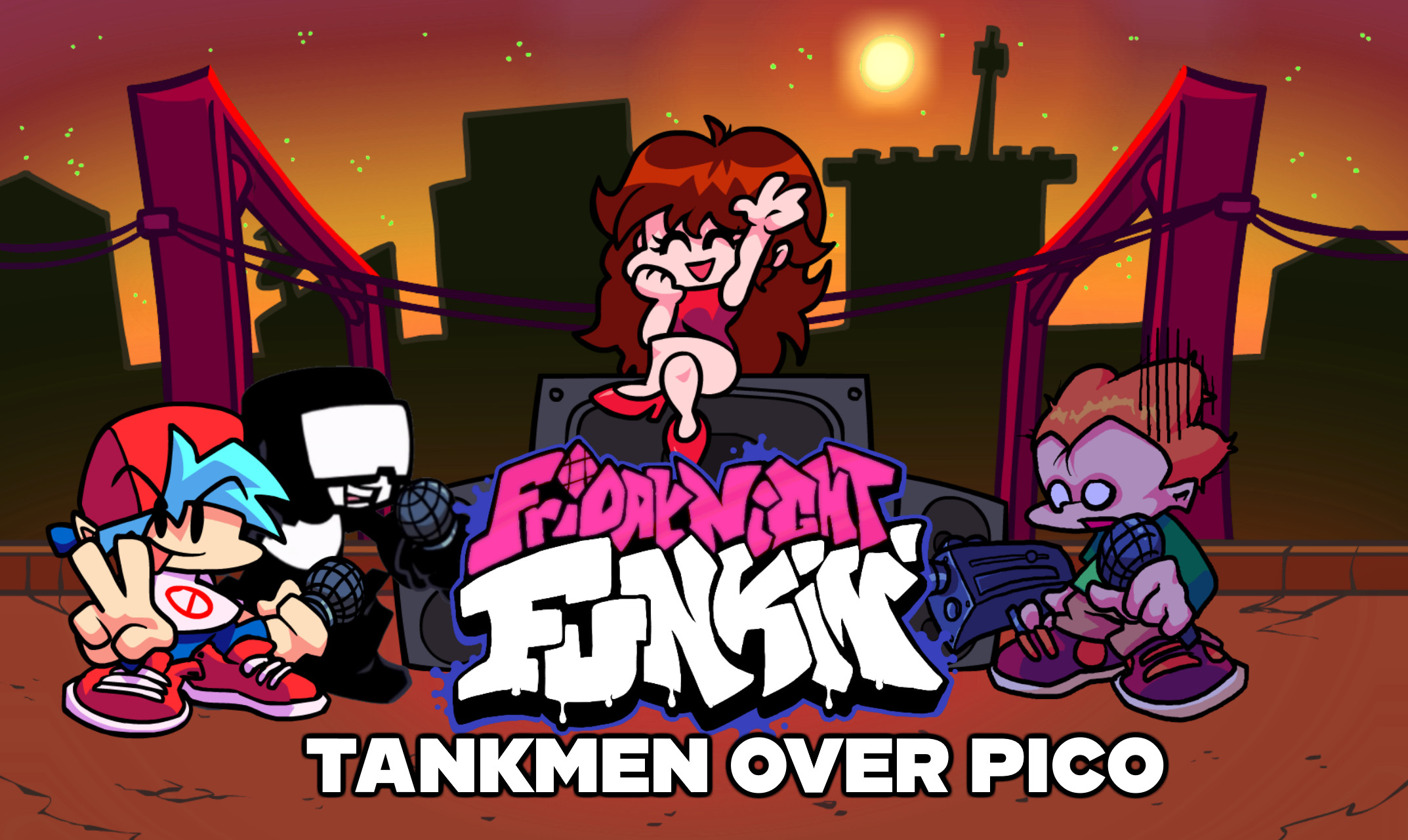 tankmen over pico (disowned) [friday night funkin