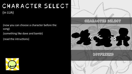 Character Selector LUA Friday Night Funkin Modding Tools