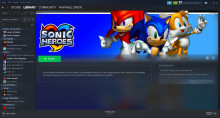 Sonic Heroes: Steam Grid