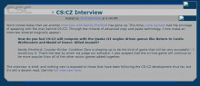 CS:CZ Interview