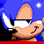 Sonic (not really sonic) avatar