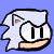 White sonic avatar