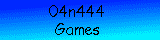 04n444 Games Flag