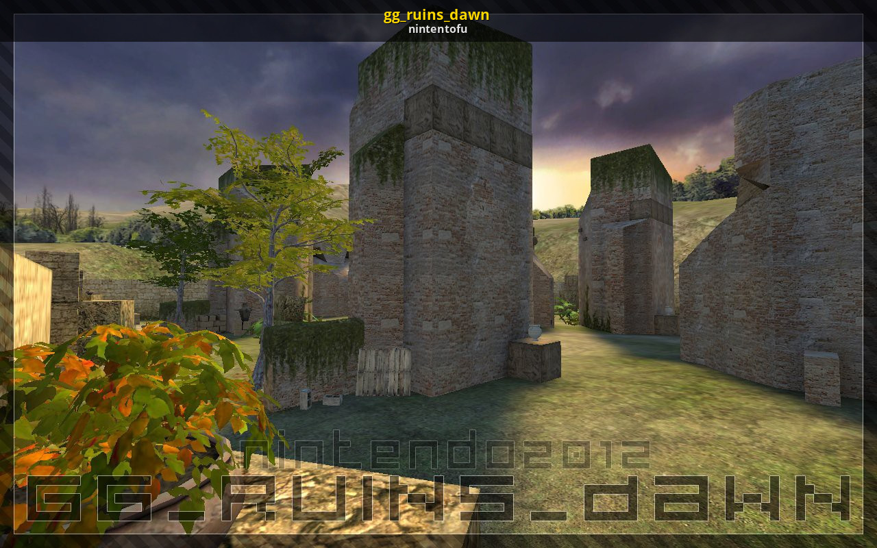 Gg source. Карта Ruins CS go. GUNGAME Map CSS.