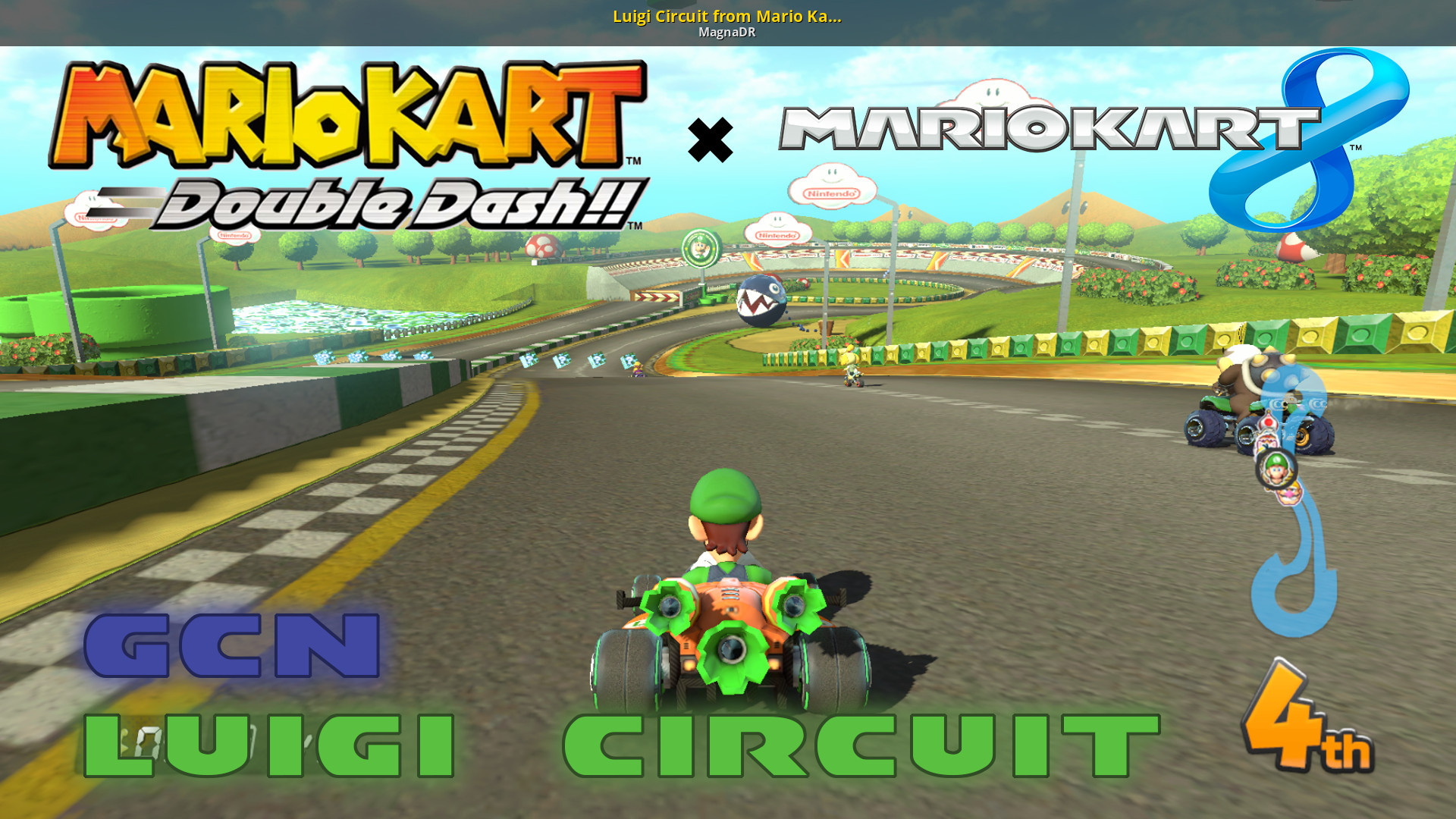 Mario dash. Mario Kart Double Dash. GCN Luigi circuit. Руль Hori Mario Kart 8, Luigi.