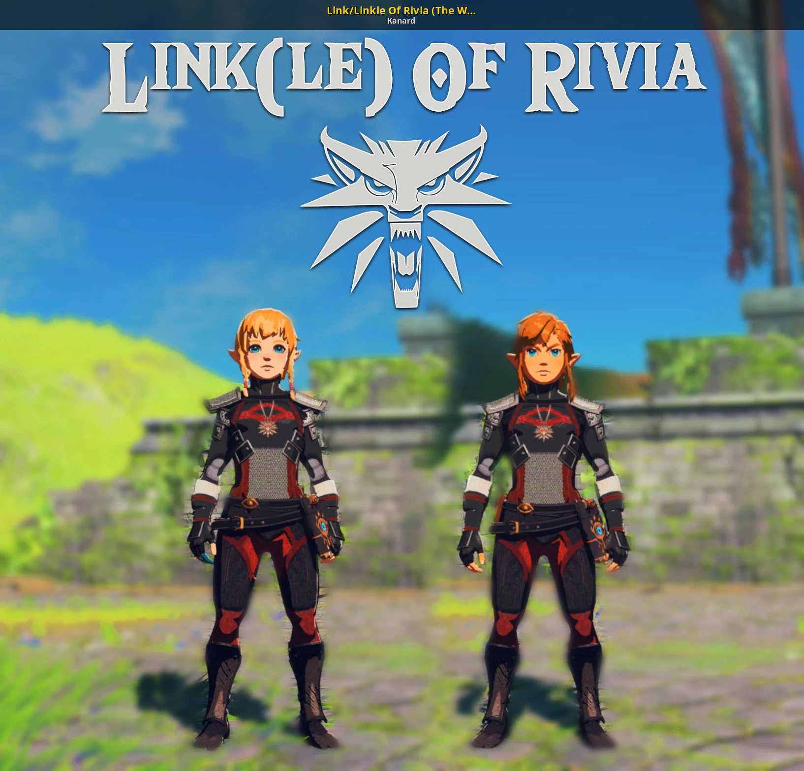 A The Legend of Zelda: Breath of the Wild (WiiU) (BOTW) Mod in the Linkle c...