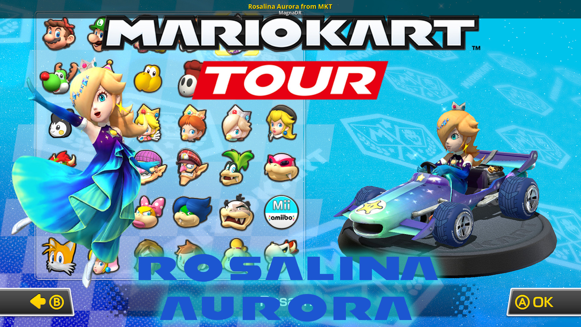 A Mario Kart 8 (MK8) Mod in the Rosalina category, submitted by MagnaDR.