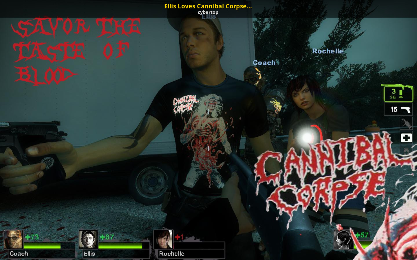 A Left 4 Dead 2 (L4D2) Mod in the Ellis category, submitted by cybertop.