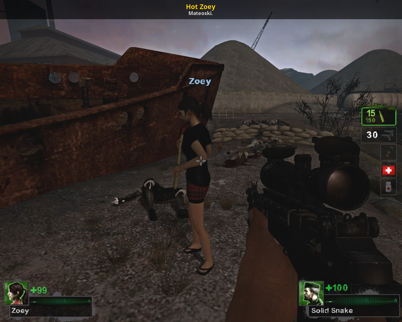 A Mod for Left 4 Dead 2. Hot Zoey. 