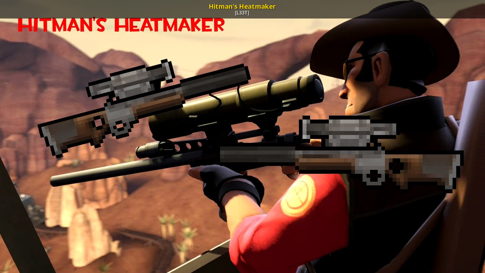 Игровые сервера кс2. Hitman Heatmaker. The Hitman's Heatmaker tf2 Pixel. The Hitman's Heatmaker tf2 Pixel Art. Sniper clips Nintendo.
