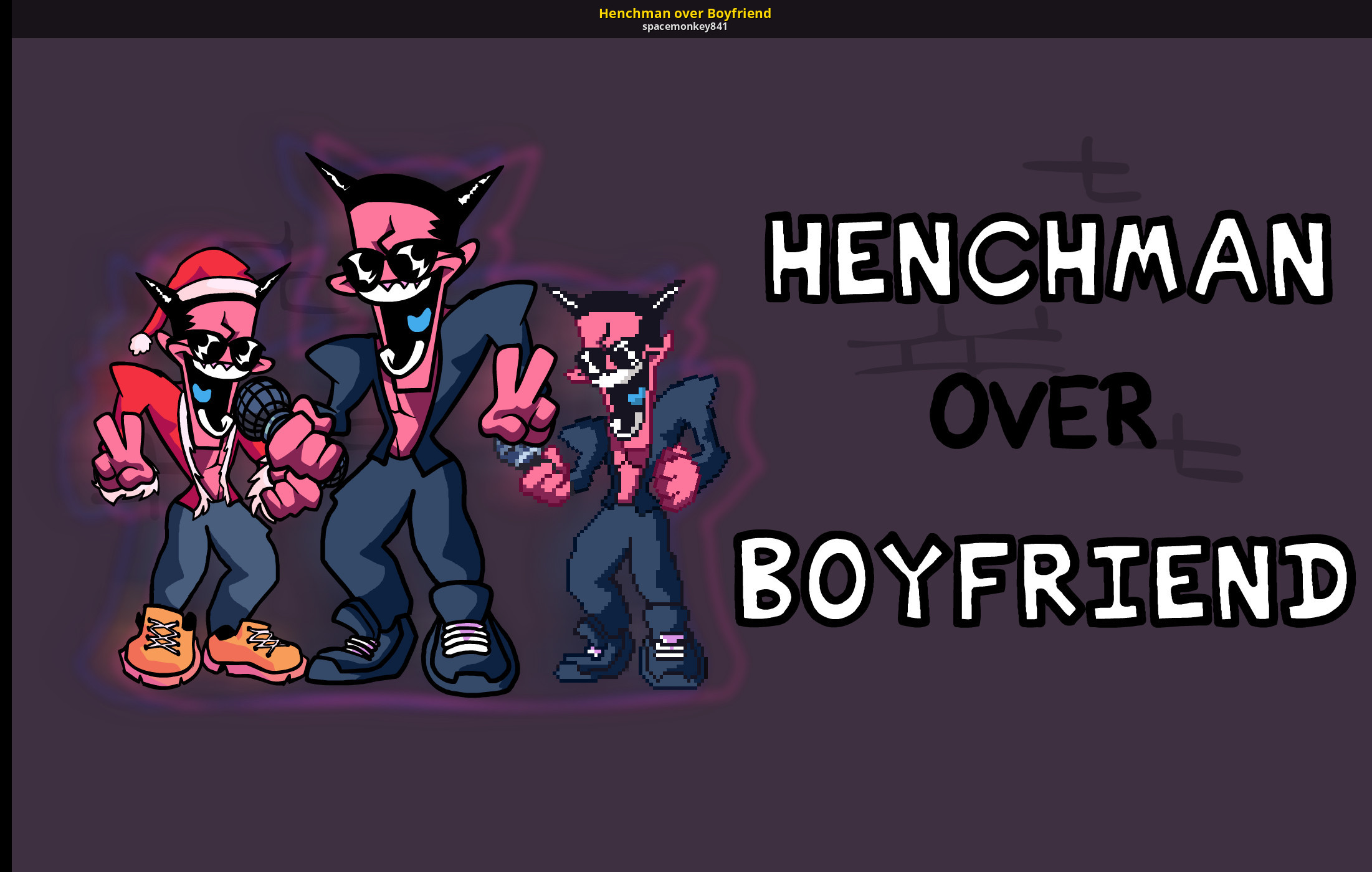 Over boyfriend. Friday Night Funkin Henchmen. Friday Night Funkin vs Henchmen. Boyfriend Friday Night диалог. Костюм boyfriend Friday Night Funkin.