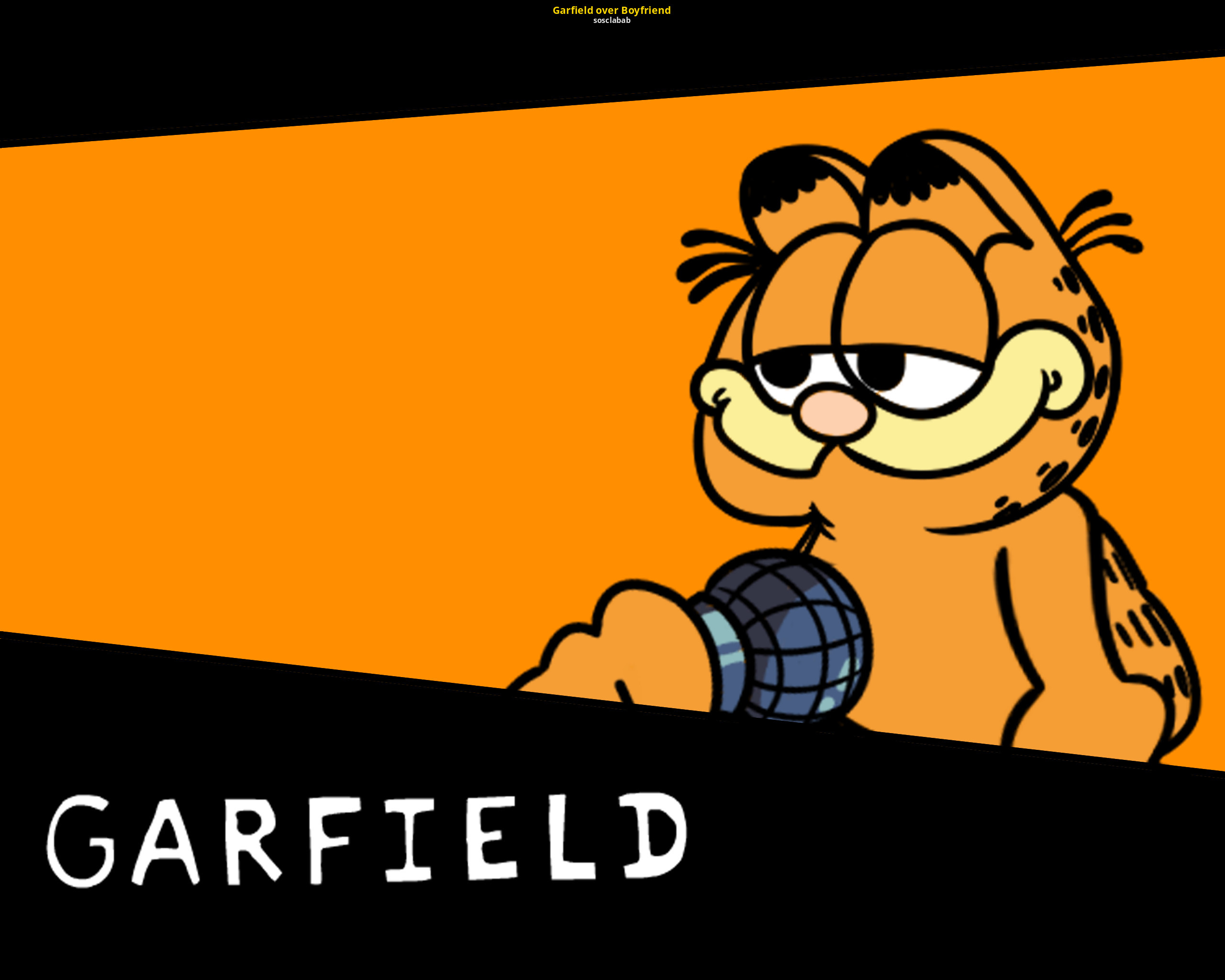 Over boyfriend. Фрайдей Найт Фанкин мод Гарфилд. Friday Night Funkin Garfield. Гарфилд наркоман.