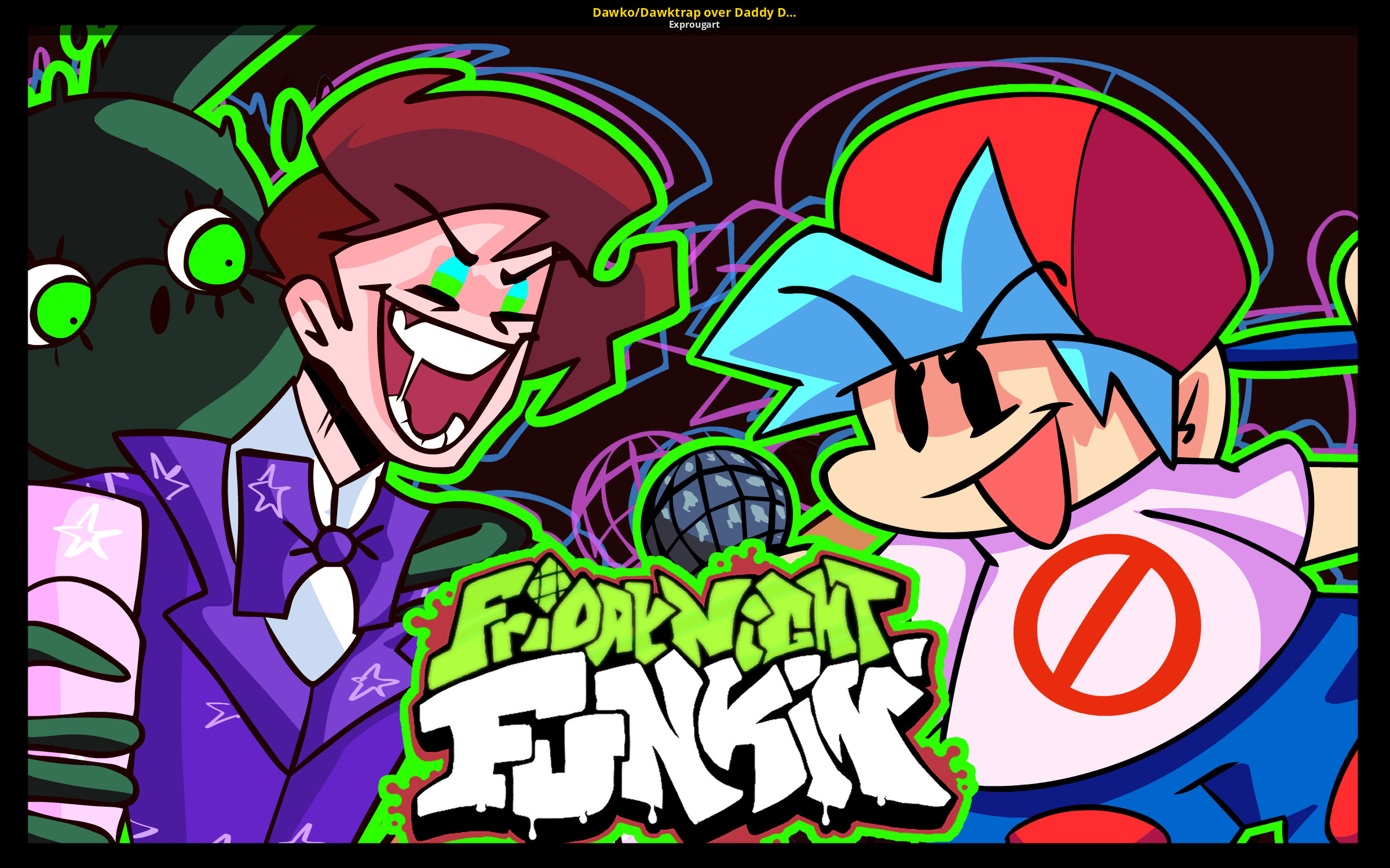 Friday Night Funkin. Dawktrap. Dawko logo of channel. Обои на телефон Фрайдей Найт Фанкин.