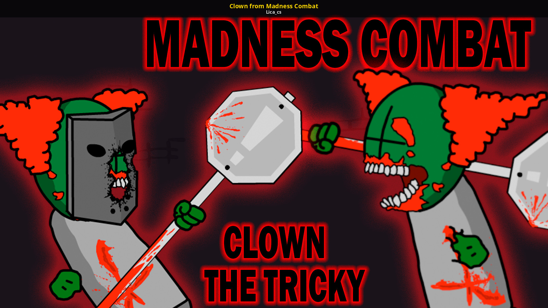 Tricky madness. Tricky the Clown. Madness Combat Wallpaper.