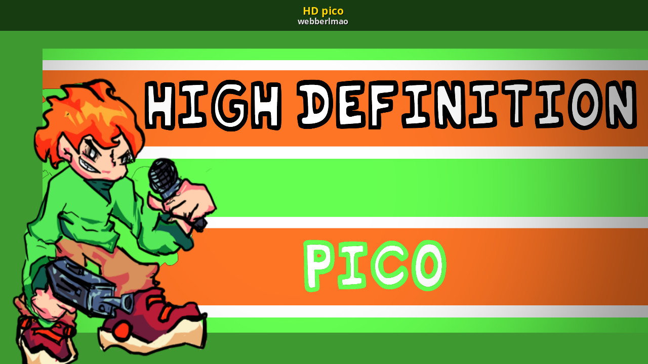 Pico 4 игры. Пико ФНФ. Пико HD. FNF Pico Skin. Пистолет Пико ФНФ.