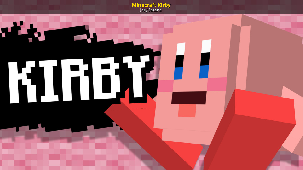 Minecraft Kirby. 